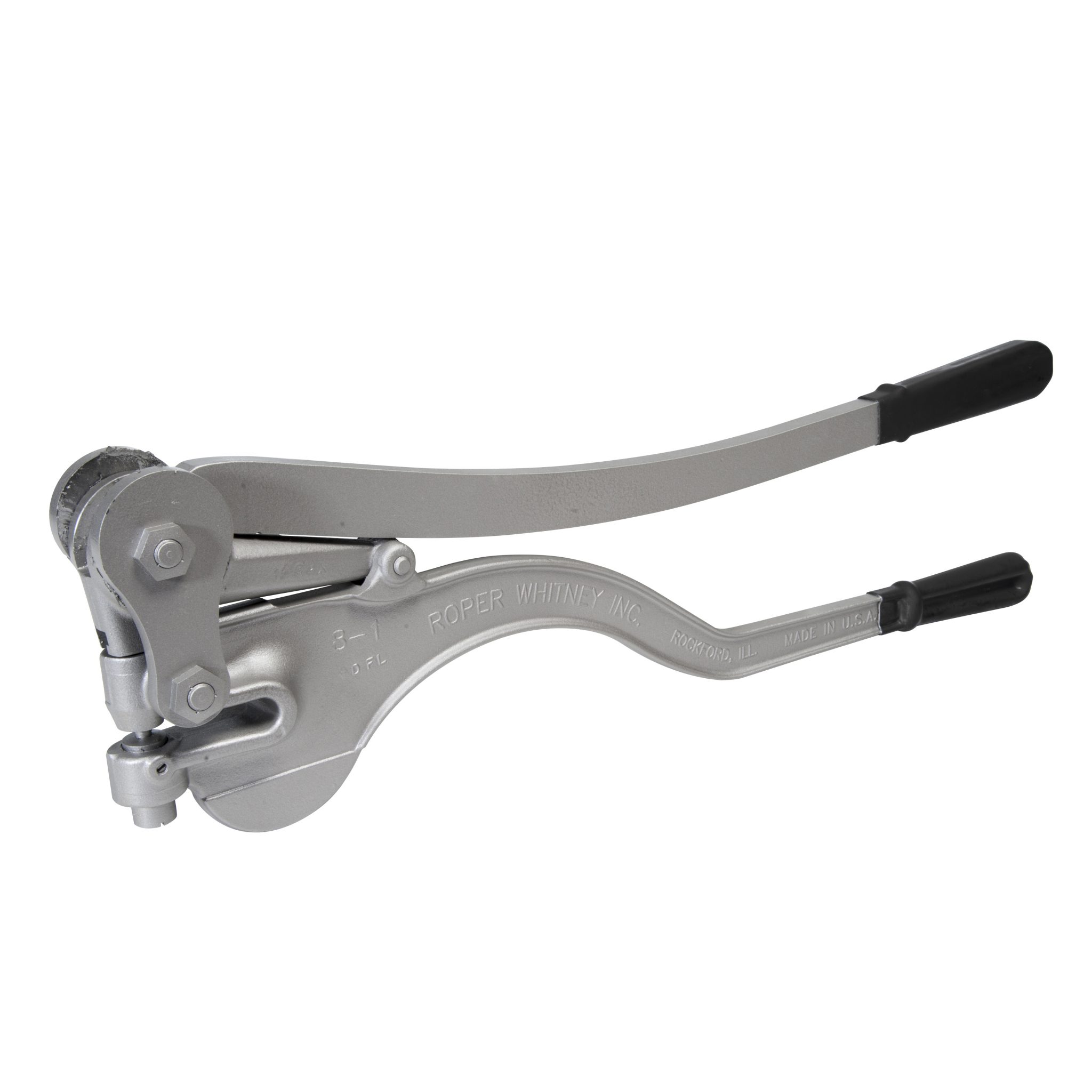 Handheld 1/8 Hole Punch with Extended Handle and Adjustable Guide