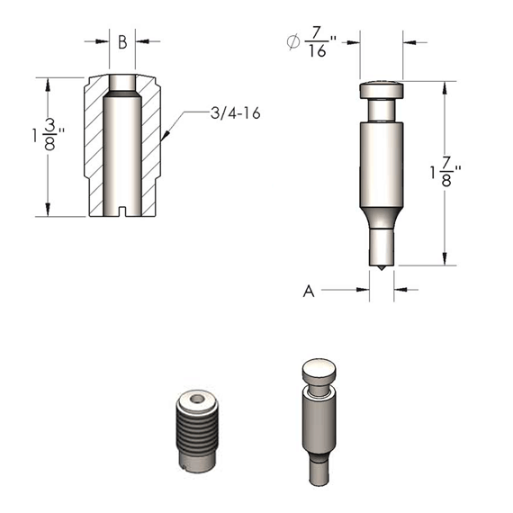 No. 7A Type O Punch & Die Set - Roper Whitney